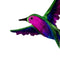 4Pcs Handmade  Hummingbird Wall decor for art  and garden Patio Balcony