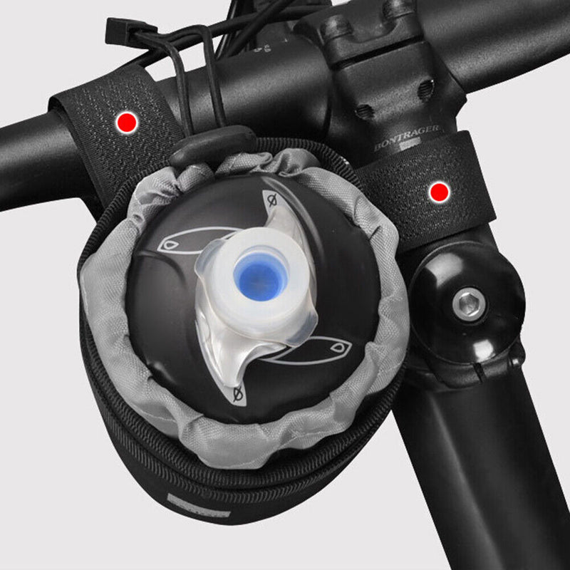 SAHOO Removable Bike Front Water Bottle Bag Bicycle Insulation Kettle Pouch