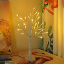 Twig Tree White Simulation Tree Lights LED Light Up Birch Tree Lights Christmas