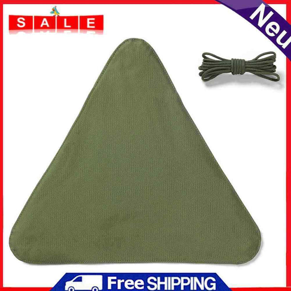 DIY Triangular Nylon Canvas Stool Seat No Legs for Camping Fishing Accessories