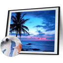 40x50cm Oil Paint By Numbers Landscape Frameless Picture Craft Kit Home Decor