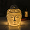 Essential Oil Burner Diffuser, Ceramic Buddha Head Aroma Candle Holders Newly