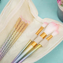 Stationery Storage Pouch Canvas Box Pencil Bag Makeup Case ( Pencil case-A)