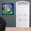 Hedgehog DIY Full Drill Round Diamond Painting Kit Mosaic Craft Home Decor