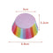 100x Colorful Rainbow Paper Cake Cupcake Liners Baking newm Part Case N5M5