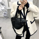 Fashion Women Messenger Bag Love Shaped PU Handbag Street Travel Shoulder Packs