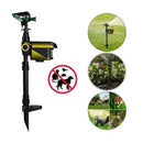Solar Power Animal Repellent Sprinkler Motion Activated Blaster For Yard E0X4