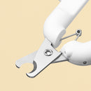 Pet Nail Clippers Stainless Steel UV LED Light Cutter Trimmer Tool (Green) Newly