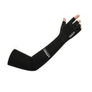 Half Finger Ice Fabric Arm Sleeves Sun UV Protection Outdoor Cycling Arm Cove