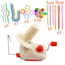 Knitting Machine Handheld Yarn Winder Fiber String Line Ball Wrap Sewing Tool