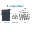 Outdoor Camping Tripod Portable Cooking Campfire Pots Holders Picnic N N1O Z4V9