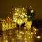 50 LED 5m Solar Copper Wire Lamp 8 Modes Decor String Light (Warm White) Newly