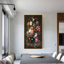 Oil Paint By Numbers Picture DIY Drawing Painting Colorful Flower Handmade Art