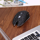 Wireless Computer Mouse Rechargeable 2.4GHz 7-Color Luminous Ergonomic Game Mice