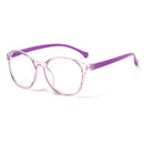 Protection Round Eyeglasses Ultra Light Frame Anti-blue Light Kids Glasses
