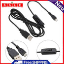 Raspberry 1.5m Micro USB Power Adapter Charging Cable with ON/OFF Switch