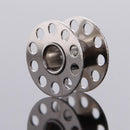 25 Empty Metal Bobbins Spool w/ 25 Grid Storage Case Box for Sewing Machine