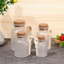 Organizer Cork Stopper Frosted Seal Jar Bath Salt Bottle Storage Container