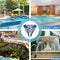 Pool Brush Vacuum Head Cleaner Suction Head Fountain Swimming Pool Accessor