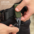 Outdoor Carabiner Keychain Hanging Webbing Buckle MOLLE Hook (Army Green)