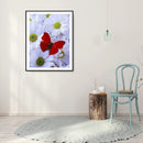 Full Round Diamond Painting 5D Flower Butterfly DIY Mosaic Decoration Handwor