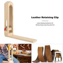 Leather Retaining Clip Wood for DIY Stitching Sewing Lacing Clamp Hand Tool