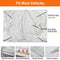 with Night Reflective Strips Auto Snow Cover Car Windscreen Mirror Shield Cover