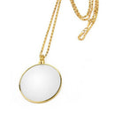 Magnifying Glass 5X Magnifier Optical Lens Portable Necklace Jewelry Loupe Gifts