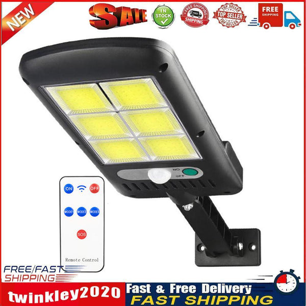 Solar Sensor Waterproof Garden Wall Lamp with Remote Control (B 150 COB) Newly