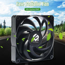 PHANTEKS MG 120/140mm PC Case Cooler Fan 4Pin PWM Heatsink for Computer Chassis