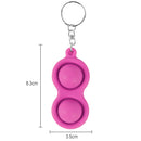 Early Education Stress Reliever Creative Fun Hand Sensory Toys Key Chain Pend