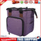 Knitting Bag Yarn Wool Crochet Storage Sewing Needle DIY Organizer (Purple)