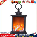LED Fireplace Lantern Lamps Living Room Flame Christmas Night Light (B) Newly