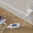 LCD USB Charger Capacity Current Voltage Tester Meter For Phone Power Bank Newly