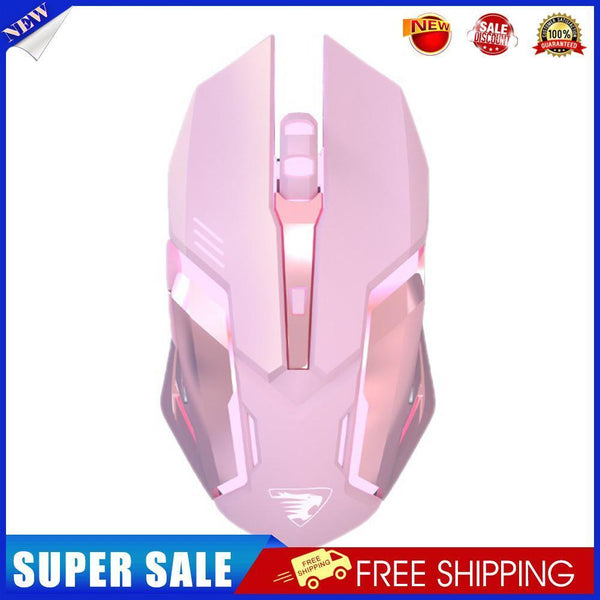 G304 1600dpi Wireless Rechargeable Mouse 2.4G 600Mah Game USB Mouse (Pink)