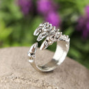 Adjustable Jewelry Dragon Claw Eagle Titanium Steel Ring Stainless Steel