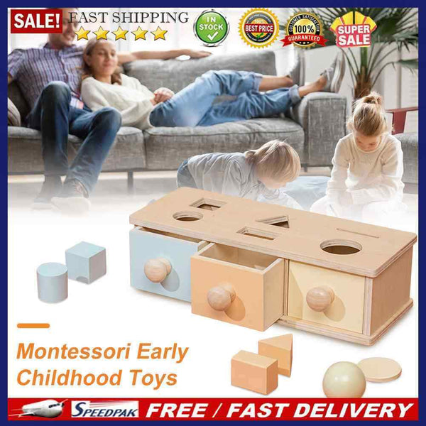 Wooden Matching Blocks Science Educational Toys Early Learning Math for Children