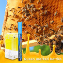 #A 8 Colors Queen King Marker Pen Bee Catcher Bottle Bee Marking Tools Equipment
