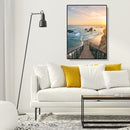 Painting By Numbers Kit DIY Seaside Steps Canvas Oil Art Picture Home Decor