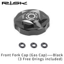 RISK Bicycle Fork Gas Shoulder Cap Aluminum Alloy Nozzle Cover for Mountain B