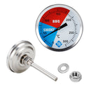 Stainless Steel BBQ Smoker Grill Thermometer Kitchen Bakeware Temperature Gauge