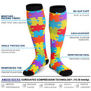Yoga Marathon Running Compression Socks Sports Socks Knee High Varicose Veins