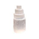 Selenite Tower Lamp Quartz Crystal Ornaments Craft Reiki Healing Home Decoration