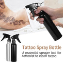 250mL Aluminum Professional Tattoo Bottle Permanent Makeup Sprayer (Black)