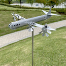 Aircraft Modeling Metal Windmill Garden Sculpture Home Decors for Yard Garden