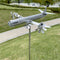 Aircraft Modeling Metal Windmill Garden Sculpture Home Decors for Yard Garden