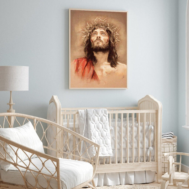 Easter Theme Frameless DIY Oil Paint by Numbers Kit Handpainted Art Craft