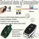 Wireless 433mhz RemoteControl Switch AC 220V 10A 2ch Transmitter W2E6 Relay O2I9
