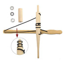 Bow Drill Fire Starter Kit Outdoor Survival Hiking Practice Friction Tool Newly