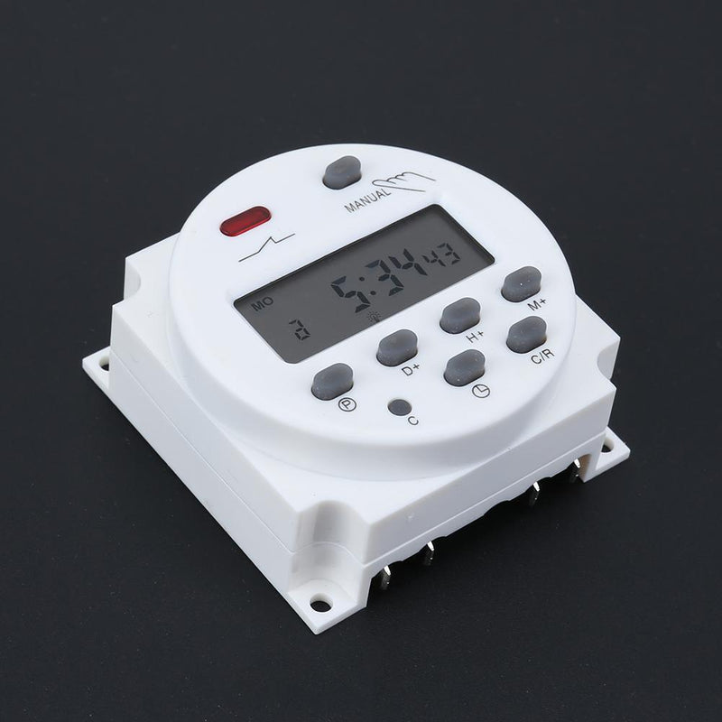 Digital LCD Display Power Timer Weekly Programmable Time Relay Switch(12V) Newly